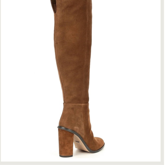 GIANNI BINI Barrine Suede Block Heel Boot in Graham Cracker — 8 - Picture 5 of 5